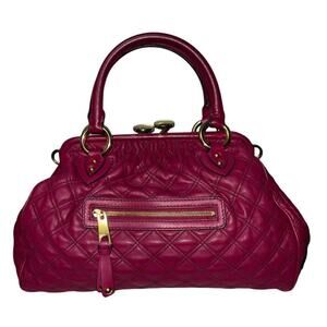MARC JACOBS Quilted Leather Stam Bag